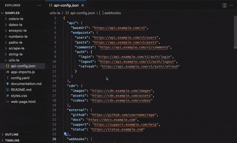 URLs-LE demo